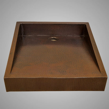 20" Condesa Hammered Copper Vessel Sink