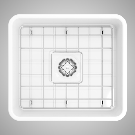 20" Dreason Fireclay Single-Bowl Farmhouse Kitchen Sink