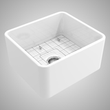 20" Dreason Fireclay Single-Bowl Farmhouse Kitchen Sink