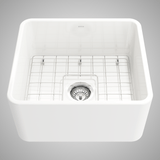 20" Dreason Fireclay Single-Bowl Farmhouse Kitchen Sink
