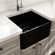 20" Dreason Fireclay Single-Bowl Farmhouse Kitchen Sink