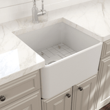 20" Dreason Fireclay Single-Bowl Farmhouse Kitchen Sink
