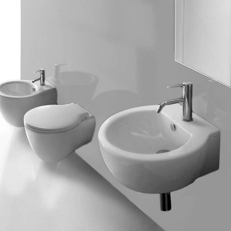 20" Zadar Fireclay Wall-Mount Sink