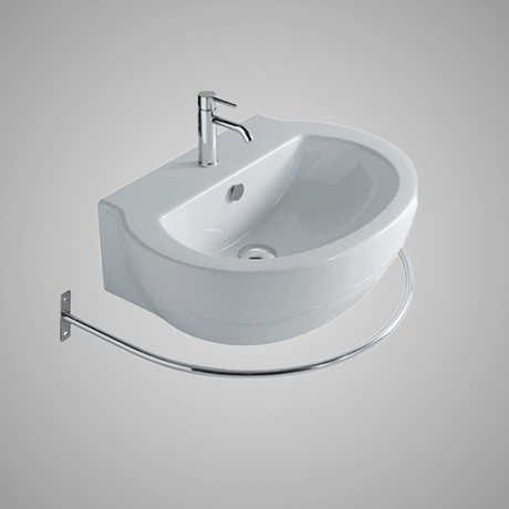 20" Zadar Fireclay Wall-Mount Sink