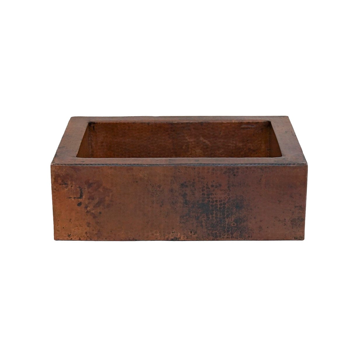 22" Fornengor Hammered Copper Single-Bowl Farmhouse Sink