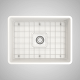 24" Dreason Fireclay Single-Bowl Farmhouse Kitchen Sink