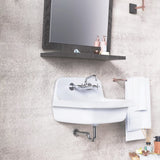 24" Epsey Vitreous China Wall-Mount Bathroom Sink