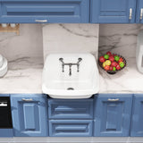 24" Epsey Vitreous China Wall-Mount Bathroom Sink