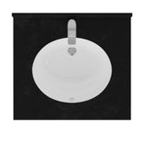 24" Mission Unfinished Red Oak Vanity for Undermount Sink