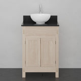 24" Mission Unfinished Red Oak Vanity for Vessel Sink - 34" Height