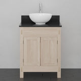 24" Mission Unfinished Red Oak Vanity for Vessel Sink