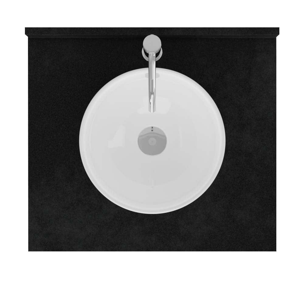 24" Mission Unfinished Red Oak Vanity for Vessel Sink