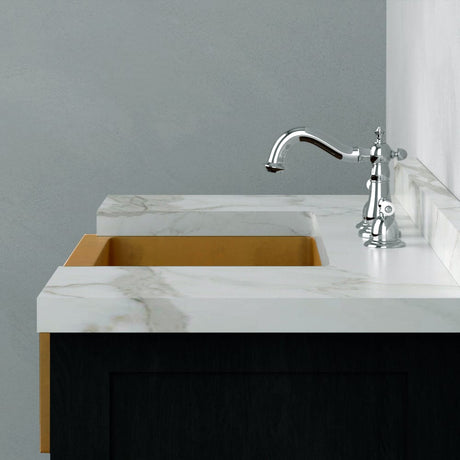 24" Murray Cast Concrete Smooth Apron Single-Bowl Farmhouse Sink - Vintage Brown