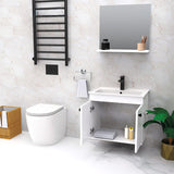 24" Osbourne Wall-Mount Vanity Cabinet with Mirror and Sink