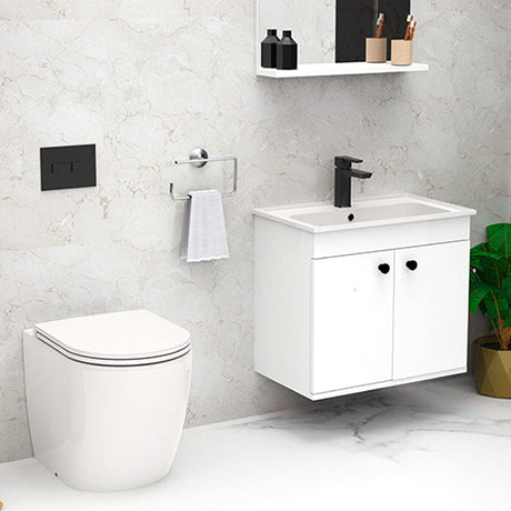 24" Osbourne Wall-Mount Vanity Cabinet with Mirror and Sink