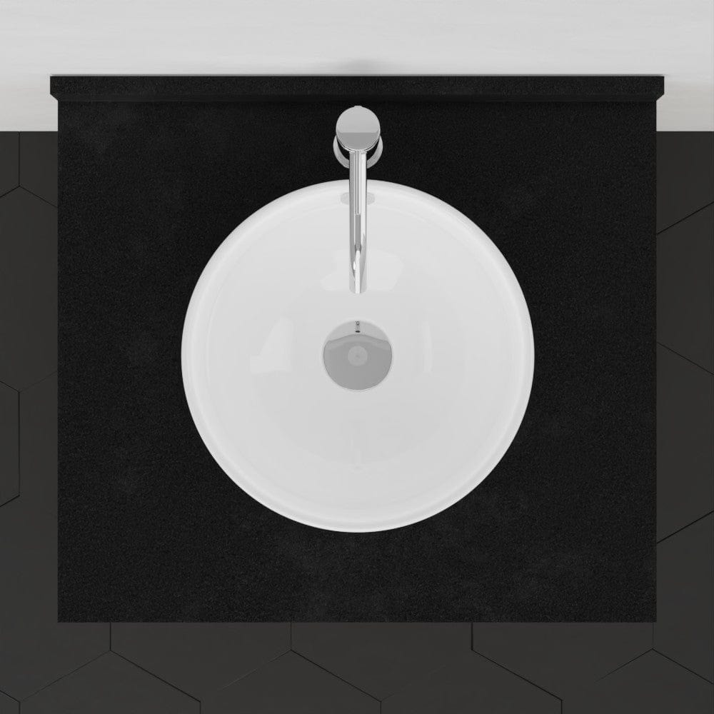 24" Unpainted Shaker Poplar Wood Vanity for Vessel Sink - 34" Height