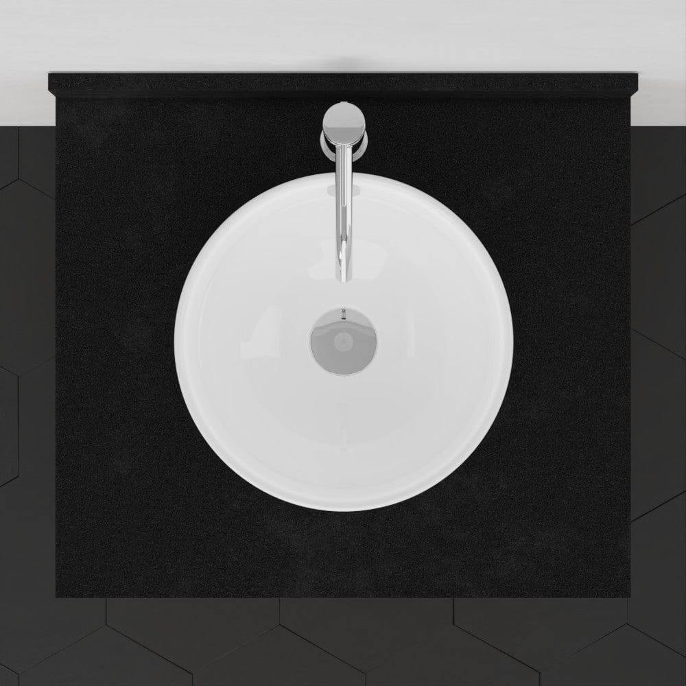 24" Vippis Unfinished Red Oak Raised Panel Vanity for Vessel Sink - 34" Height