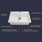 27" Darina Granite Composite Sink