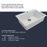 27" Darina Granite Composite Sink