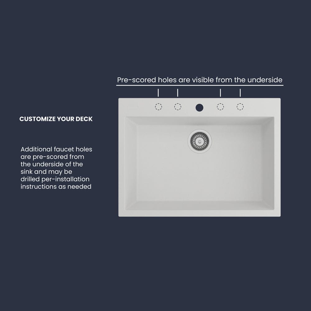 27" Darina Granite Composite Sink