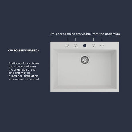 27" Darina Granite Composite Sink