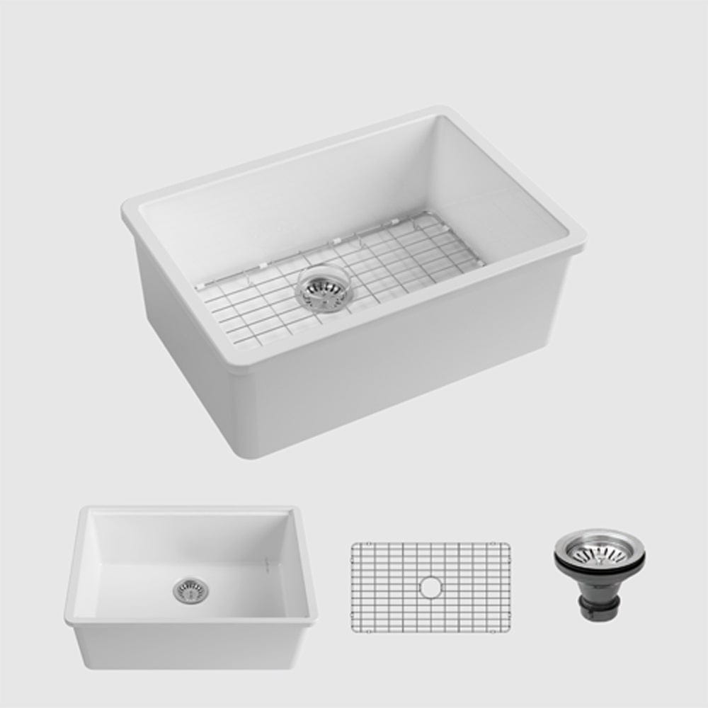 27” Fosco Single-Bowl Undermount Sink