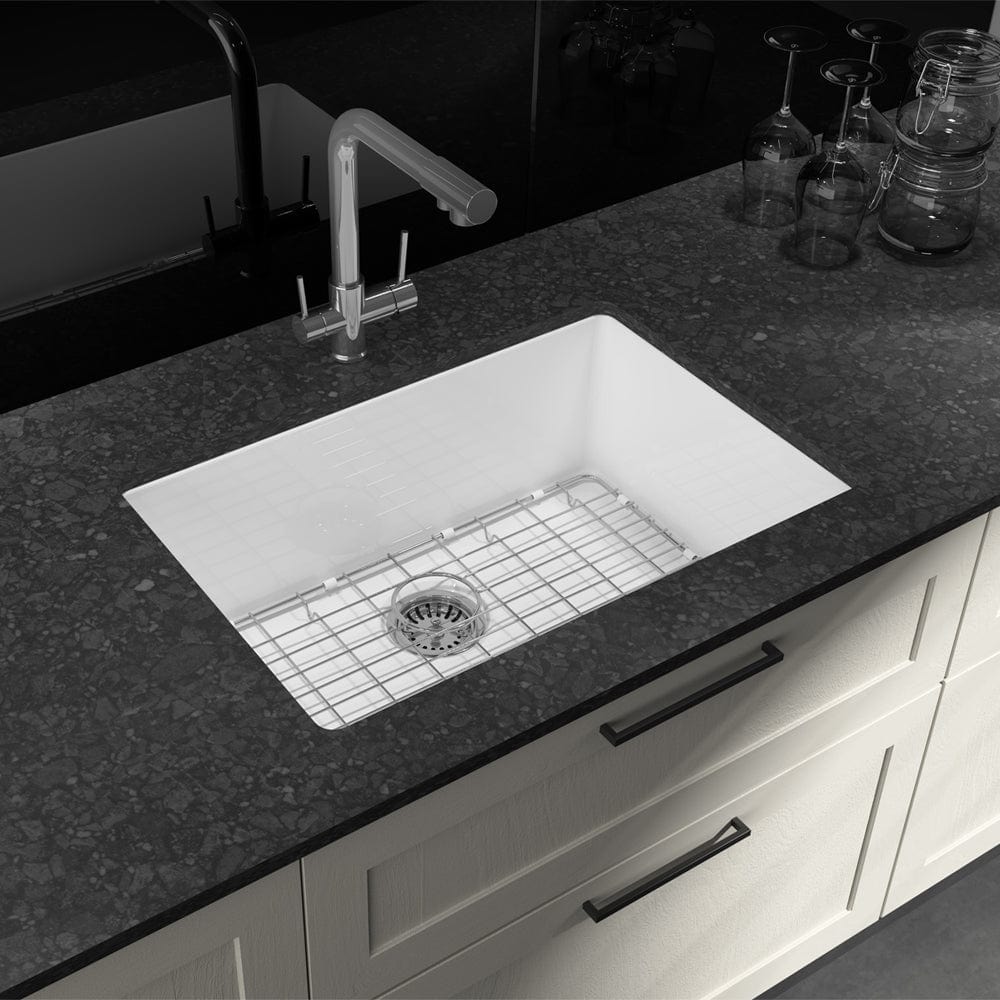 27” Fosco Single-Bowl Undermount Sink