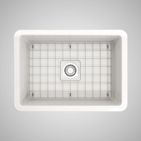 27" Treper Fireclay Single-Bowl Undermount Kitchen Sink