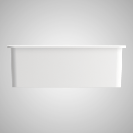 27" Treper Fireclay Single-Bowl Undermount Kitchen Sink
