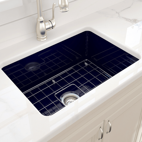 27" Treper Fireclay Single-Bowl Undermount Kitchen Sink