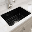 27" Treper Fireclay Single-Bowl Undermount Kitchen Sink
