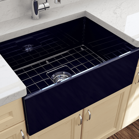 27" Vancovia Fireclay Single-Bowl Farmhouse Sink