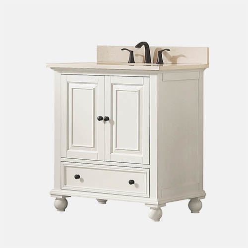 30" Bosler Vanity for Oval Undermount Sink