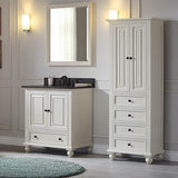 30" Bosler Vanity for Oval Undermount Sink