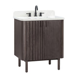 30" Edwin Vanity for Rectangular Undermount Sink