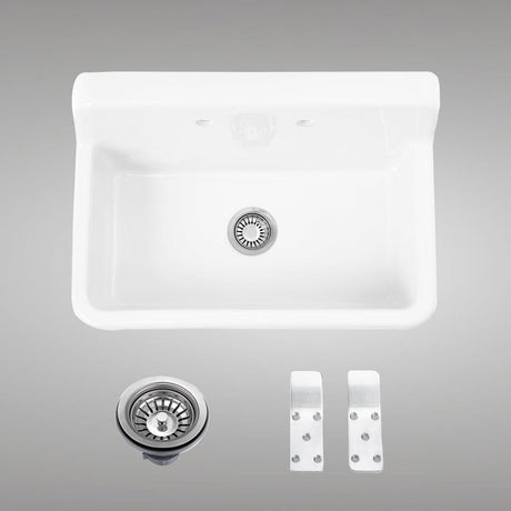 30" Fespen Vitreous China Wall-Mount Bathroom Sink