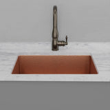 30" Joliet Hammered Copper Single-Bowl Undermount Sink