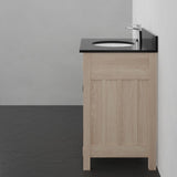 30" Mission Unfinished Red Oak Vanity for Undermount Sink - 34" Height