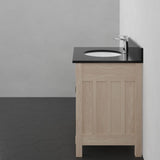 30" Mission Unfinished Red Oak Vanity for Undermount Sink