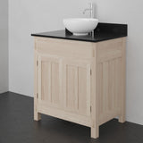 30" Mission Unfinished Red Oak Vanity for  Vessel Sink - 34" Height