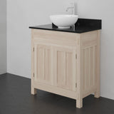 30" Narrow Mission Unfinished Red Oak Vanity for Vessel Sink - 34" Height