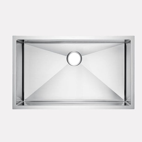 30" Panola Stainless Steel Single-Bowl Farmhouse Sink