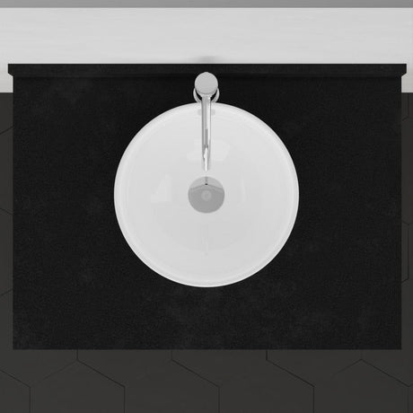 30" Unpainted Shaker Style Poplar Wood Vanity for Vessel Sink - 34" Height