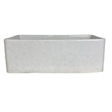 30" Vasava Handcrafted Fireclay Single-Bowl Fluted Apron Farmhouse Sink - Marbled