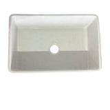 30" Vasava Handcrafted Fireclay Single-Bowl Smooth Apron Farmhouse Sink - Marbled