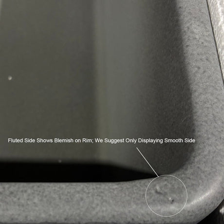 30" Veli Handcrafted Fireclay Single-Bowl Smooth Apron Farmhouse B-Grade Sink - Concrete