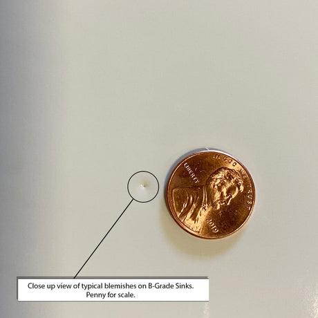 30" Veli Handcrafted Fireclay Single-Bowl Smooth Apron Farmhouse B-Grade Sink - Concrete