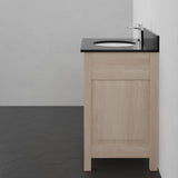 30" Vippis Unfinished Red Oak Raised Panel Vanity for Undermount Sink - 34" Height