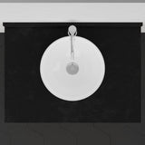 30" Vippis Unfinished Red Oak Raised Panel Vanity for Vessel  Sink - 34" Height