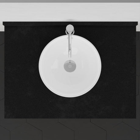 30" Vippis Unfinished Red Oak Raised Panel Vanity for Vessel  Sink - 34" Height